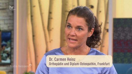 Dr. Carmen Heinz im HR Fernsehen