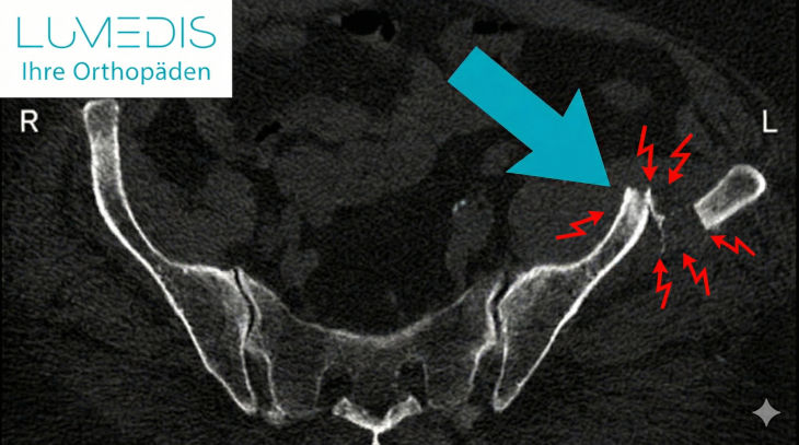 Beckenbruch - Bruch des Darmbeins Beckenbruch - Bruch des Darmbeins