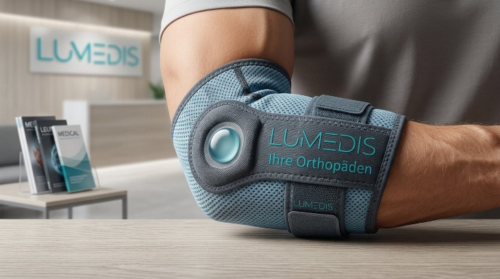 Bandage bei einem Tennisarm