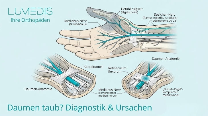 Abbildung: Daumen taub Abbildung: Daumen taub