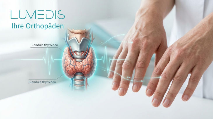 Durch Schilddrüse geschwollene Finger Durch Schilddrüse geschwollene Finger