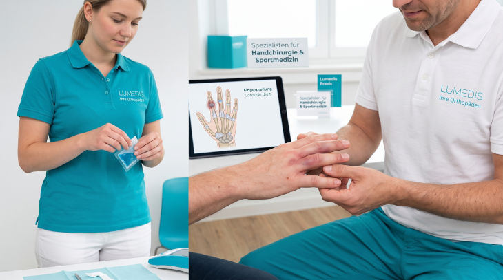 Finger geprellt