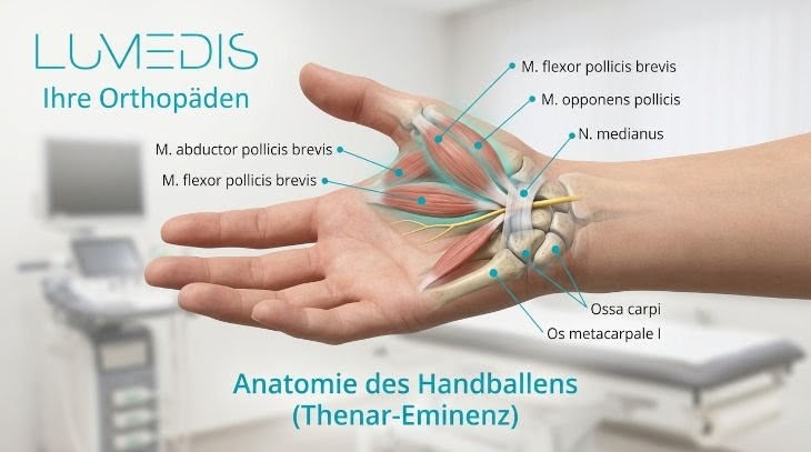 Anatomie vom Handballen