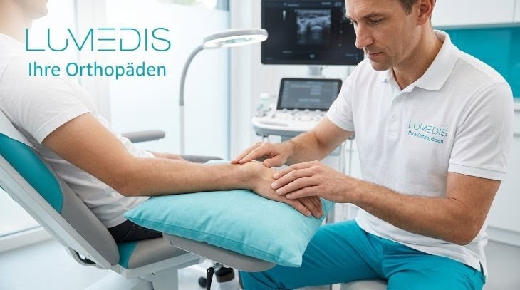 Abbildung Flüssigkeit im Handgelenk