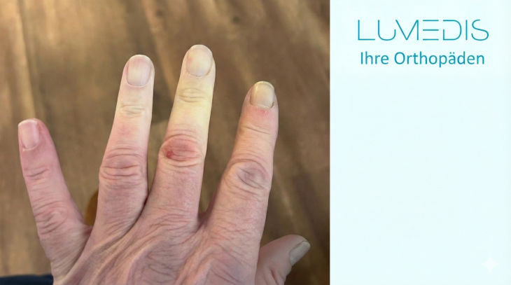 Morbus Raynaud linke Hand