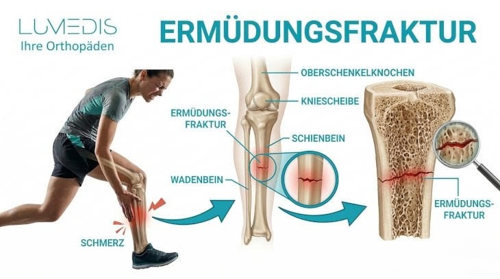 Ermüdungsfraktur im Schienbein Ermüdungsfraktur im Schienbein