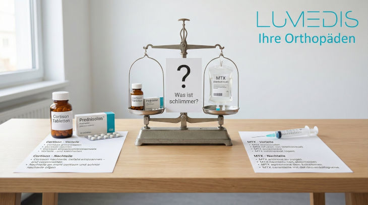 Was ist schlimmer: MTX oder Cortison?