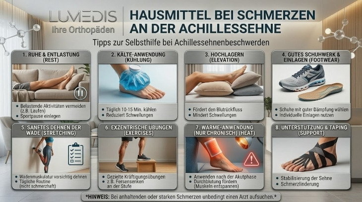Hausmittel für die Achillessehne