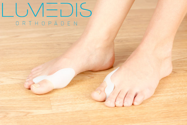 Bandage, Zehenspreizer, Hallux valgus, Dr. Nicoals Gumpert, Lumedis Orthopäden