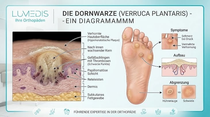 Abbildung einer Dornwarze