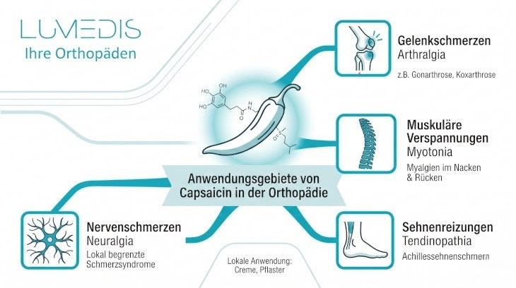 medizinische Anwendungsgebiete von Capsaicin in der Orthopädie