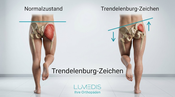 Trendelenburg Zeichen Trendelenburg Zeichen