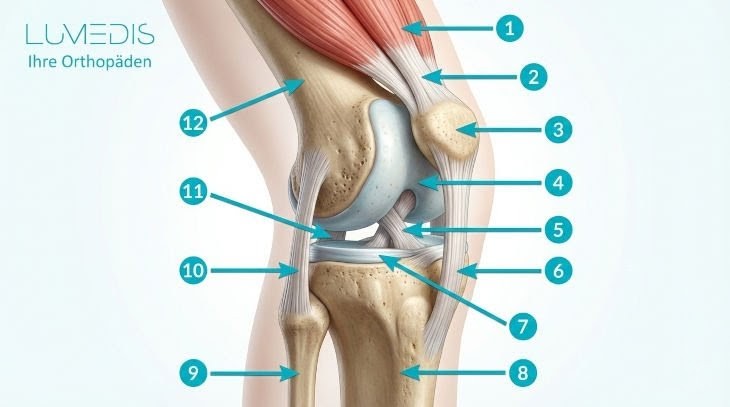 Anatomie vom Kniegelenk Anatomie vom Kniegelenk
