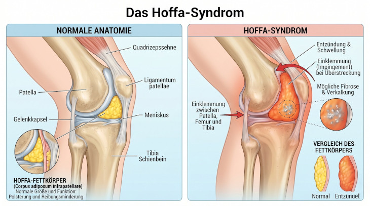 Abbildung eines Hoffa-Syndroms