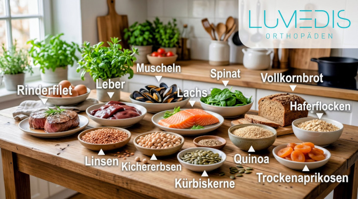 Lebensmittel die Eisen enthalten