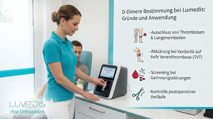 D-Dimere Bestimmung bei Lumedis in Frankfurt D-Dimere Bestimmung bei Lumedis in Frankfurt