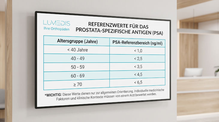 PSA-Werte Tabelle nach Alter PSA-Werte Tabelle nach Alter