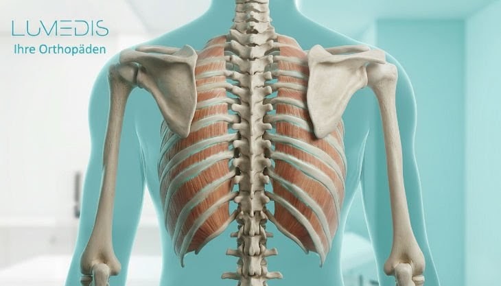 Abbildung der Zwischenrippenmuskulatur