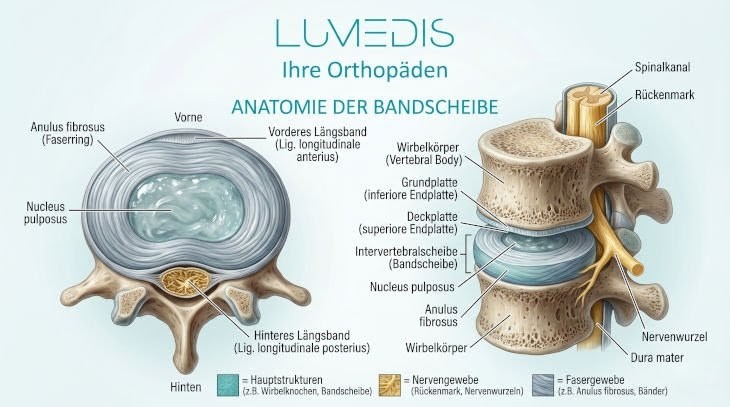 Anatomie der Bandscheibe