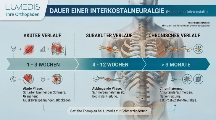 Abbildung: Dauer einer Interkostalneuralgie