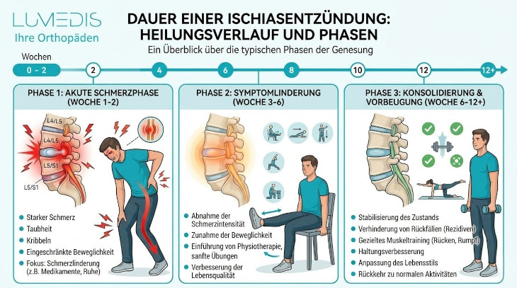 Abbildung: Dauer einer Ischiasentzündung Abbildung: Dauer einer Ischiasentzündung