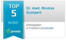 Dr. Gumpert wieder bester Orthopäde in Frankfurt.