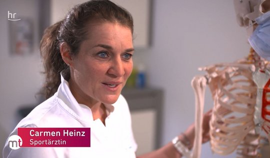 Dr. Carmen Heinz im HR Fernsehen