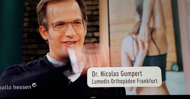 Dr. Nicolas Gumpert im HR Fernsehen