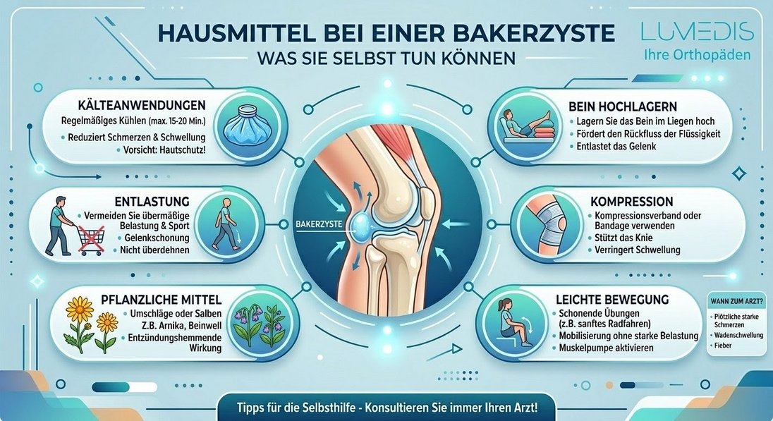 Hausmittel bei einer Bakerzyste Hausmittel bei einer Bakerzyste
