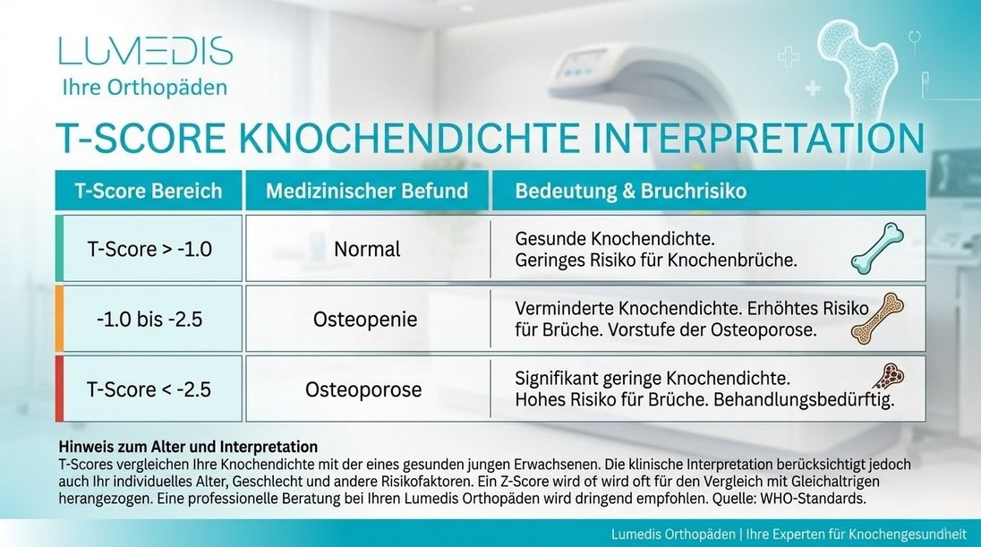 Verlauf der Knochendichte im Alter