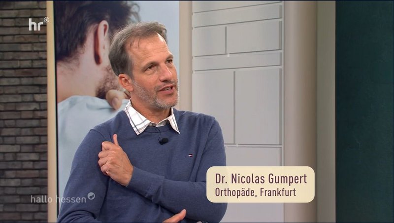 Dr. Gumpert als Schulterspezialist bei Hallo Hessen