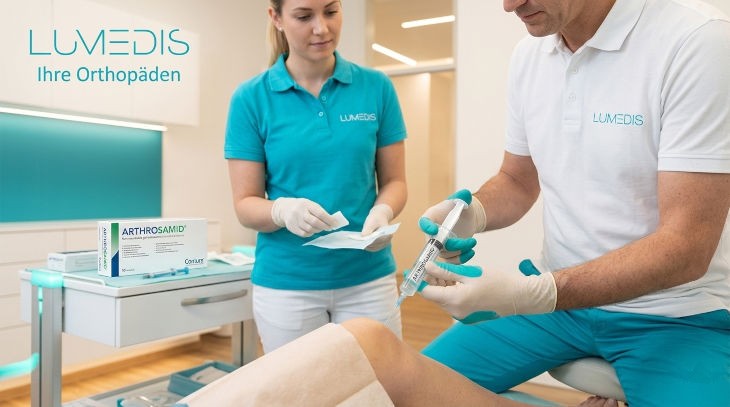 Arthrosamid wird bei Lumedis in Frankfurt verwendet Arthrosamid wird bei Lumedis in Frankfurt verwendet